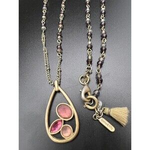 LONNA & Lilly Beaded Pendant Necklace